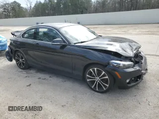 2020 BMW 2 Series 230i with VIN WBA2J1C06L7E53493, listed as a Copart auction lot 45903075 with 91,296 mi miles and Salvage Title. Bid and sale history available at carsss.com. Image 4.