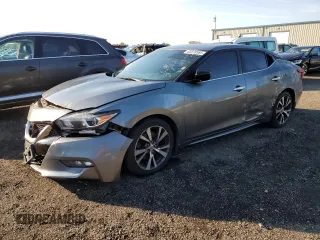2016 Nissan Maxima Platinum with VIN 1N4AA6APXGC396470, listed as a Copart auction lot 63378585 with 117,158 mi miles and Salvage title. Bid and sale history available at DreamBid. Image 1.