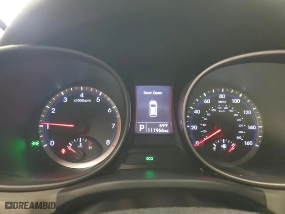 2013 Hyundai Santa Fe Sport with VIN 5XYZUDLB7DG016244, listed as a Copart auction lot 51782725 with 111,966 mi miles and Salvage Title. Bid and sale history available at carsss.com. Image 9.
