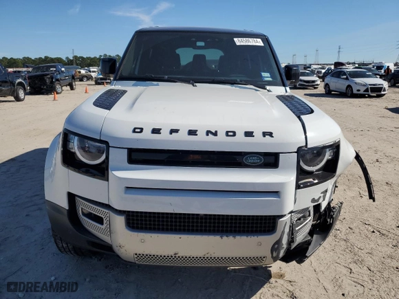 2023 Land Rover Defender S with VIN SALEJEEX5P2162381, listed as a Copart auction lot 84586784 with 18,292 mi miles and Salvage Title. Bid and sale history available at carsss.com. Image 5.