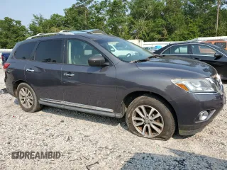 2013 Nissan Pathfinder SV with VIN 5N1AR2MM5DC610561, listed as a Copart auction lot 59057095 with 153,474 mi miles and Clean title. Bid and sale history available at DreamBid. Image 4.