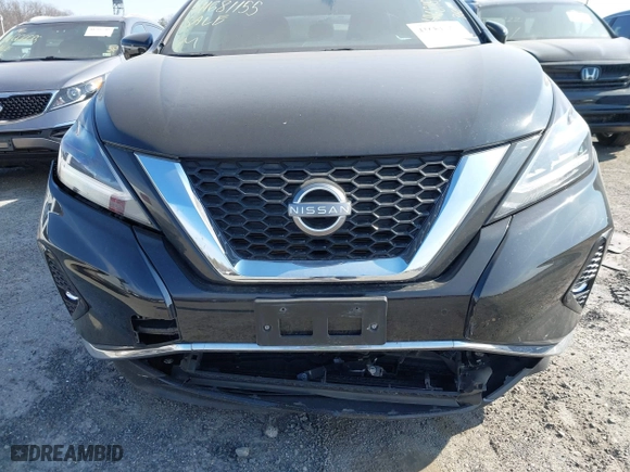 2023 Nissan Murano SV with VIN 5N1AZ2BS0PC132250, listed as a IAAI auction lot 41681155 with 45,067 mi miles. Bid and sale history available at carsss.com. Image 6.