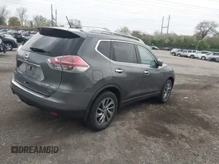 2014 Nissan Rogue SL with VIN 5N1AT2MV9EC823699, listed as a IAAI auction lot 42037833 with 96,093 mi miles. Bid and sale history available at carsss.com. Image 4.