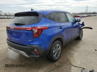 2024 Kia Seltos LX with VIN KNDEPCAA0R7647206, listed as a Copart auction lot 51058975 with 15,754 mi miles and Salvage title. Bid and sale history available at DreamBid. Image 3.
