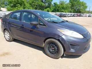 2013 Ford Fiesta S with VIN 3FADP4AJ3DM117981, listed as a IAAI auction lot 42004567 with 114,015 mi miles. Bid and sale history available at carsss.com. Image 1.