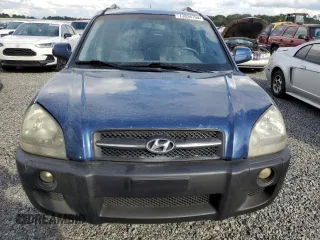 2005 Hyundai Tucson GLS with VIN KM8JN12D95U051374, listed as a Copart auction lot 73854704 with 0 mi miles and Salvage Title. Bid and sale history available at carsss.com. Image 5.