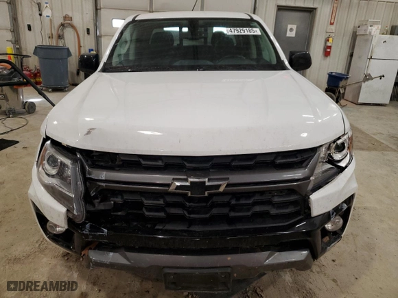 2021 Chevrolet Colorado 4WD Z71 with VIN 1GCGTDEN4M1214359, listed as a Copart auction lot 47929185 with 77,084 mi miles and Salvage Title. Bid and sale history available at carsss.com. Image 5.