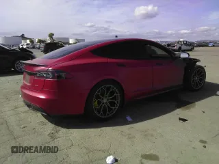 2021 Tesla Model S Plaid с VIN 5YJSA1E66MF436089, выставлен на аукционе Copart как лот 46114235 с пробегом Не указан миль и Списание • Salvage title. История ставок и продаж доступна на DreamBid. Изображение 3.