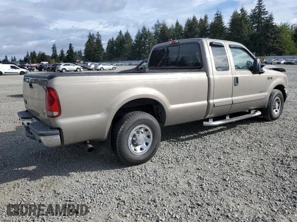 2002 Ford F-250 XL with VIN 1FTNX20F82ED46224, listed as a Copart auction lot 72946844 with 63,954 mi miles and Salvage title. Bid and sale history available at DreamBid. Image 3.