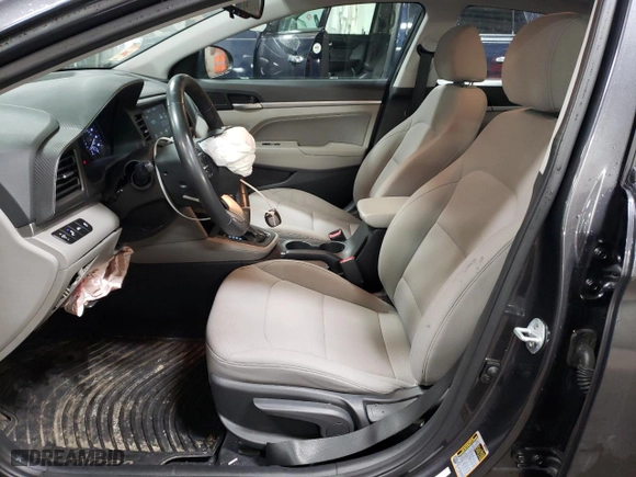 2020 Hyundai Elantra SEL with VIN 5NPD84LFXLH603675, listed as a Copart auction lot 46060855 with 36,098 mi miles and Salvage Title. Bid and sale history available at carsss.com. Image 7.