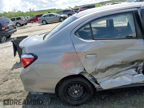 2023 Mitsubishi Mirage ES z VIN ML32FUFJ0PHF03852, wystawiony jako Copart lot #55585925 z przebiegiem 77 504 mil mil oraz Szkoda całkowita • Salvage title. Historia ofert i sprzedaży dostępna na DreamBid. Obrazek 13.