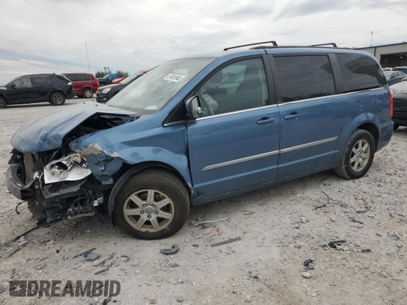 2011 Chrysler Town & Country Touring z VIN 2A4RR5DG7BR780048, wystawiony jako Copart lot #57401045 z przebiegiem 158 994 mil mil oraz Czysty tytuł • Clean title. Historia ofert i sprzedaży dostępna na DreamBid. Obrazek 1.
