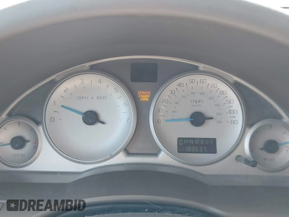 2004 Buick Rendezvous with VIN 3G5DA03E74S537685, listed as a IAAI auction lot 41994240 with 188,637 mi miles and . Bid and sale history available at DreamBid. Image 7.