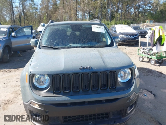 2017 Jeep Renegade Latitude with VIN ZACCJABB4HPG16935, listed as a IAAI auction lot 41843666 with 37,835 mi miles and . Bid and sale history available at DreamBid. Image 12.
