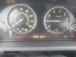2012 BMW 7 Series 740Li with VIN WBAKB4C58CC576436, listed as a Copart auction lot 41396655 with 117,605 mi miles and Salvage title. Bid and sale history available at DreamBid. Image 9.