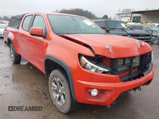 2016 Chevrolet Colorado 4WD Z71 with VIN 1GCPTDE15G1268559, listed as a IAAI auction lot 41560339 with 123,164 mi miles. Bid and sale history available at carsss.com. Image 1.