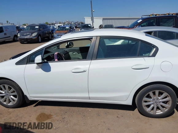2012 Honda Civic EX with VIN 19XFB2F8XCE041230, listed as a IAAI auction lot 42142714 with 118,382 mi miles and . Bid and sale history available at DreamBid. Image 14.