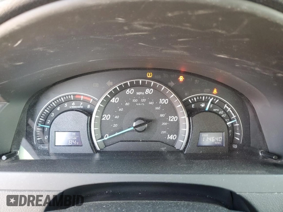 2014 Toyota Camry L with VIN 4T4BF1FK7ER348739, listed as a Copart auction lot 50494365 with 114,640 mi miles and Salvage Title. Bid and sale history available at carsss.com. Image 9.