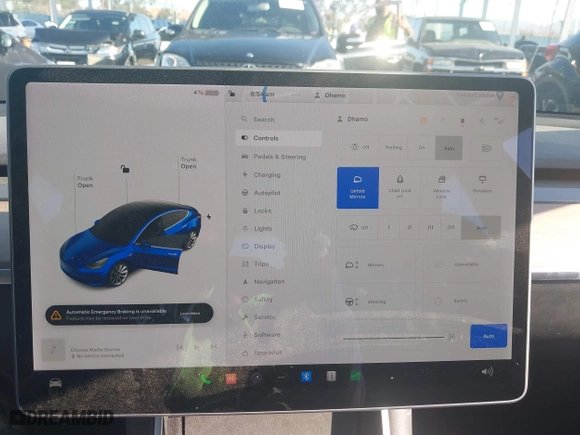 2019 Tesla Model 3 Long Range with VIN 5YJ3E1EB3KF497841, listed as a IAAI auction lot 41969728 with 21,127 mi miles. Bid and sale history available at carsss.com. Image 19.