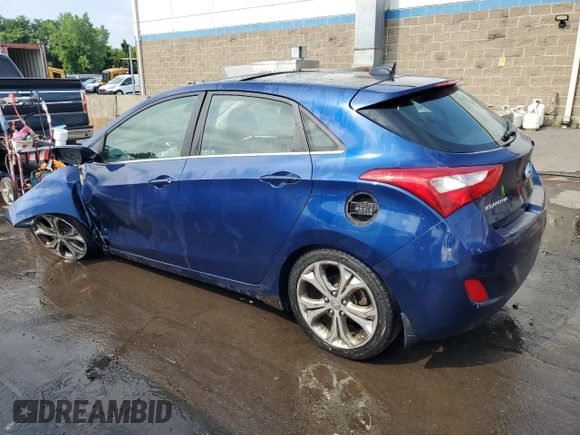 2013 Hyundai Elantra GT with VIN KMHD35LEXDU016908, listed as a Copart auction lot 62122514 with 115,407 mi miles and Salvage Title. Bid and sale history available at carsss.com. Image 2.