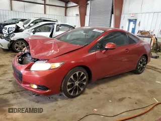 2013 Honda Civic Si with VIN 2HGFG4A59DH706684, listed as a Copart auction lot 61300645 with 129,824 mi miles and Salvage title. Bid and sale history available at DreamBid. Image 1.