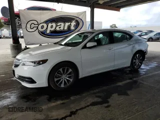 2015 Acura TLX z VIN 19UUB1F30FA018571, wystawiony jako Copart lot #64904105 z przebiegiem 59 860 mil mil oraz Szkoda całkowita • Salvage title. Historia ofert i sprzedaży dostępna na DreamBid. Obrazek 1.