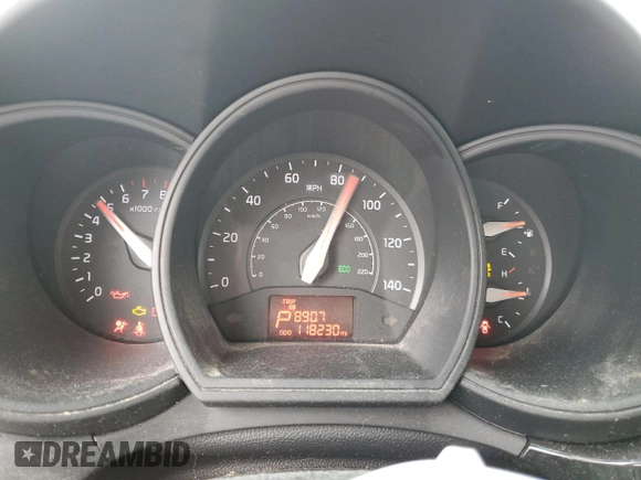 2016 Kia Rio LX with VIN KNADM4A31G6681912, listed as a Copart auction lot 39326664 with 118,230 mi miles and Non Repairable. Bid and sale history available at DreamBid. Image 9.