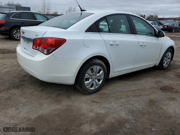 2012 Chevrolet Cruze LT w/1LT with VIN 1G1PF5SC2C7349098, listed as a Copart auction lot 52995975 with 215,670 mi miles and Clean Title. Bid and sale history available at carsss.com. Image 3.