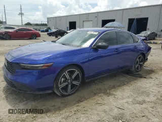 2023 Honda Accord Sport с VIN 1HGCY2F56PA060858, выставлен на аукционе Copart как лот 58577675 с пробегом 13 218 миль миль и Списание • Salvage title. История ставок и продаж доступна на DreamBid. Изображение 1.