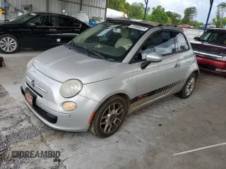 2012 FIAT 500 Pop with VIN 3C3CFFDR6CT120548, listed as a Copart auction lot 58980825 with 144,411 mi miles and Salvage title. Bid and sale history available at DreamBid. Image 1.
