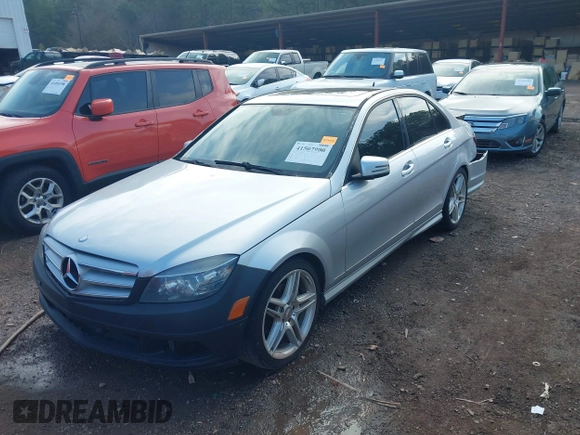2011 Mercedes-Benz C 300 Sport with VIN WDDGF5EBXBA498974, listed as a IAAI auction lot 41507900 with 202,261 mi miles and . Bid and sale history available at carsss.com. Image 2.