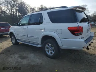 2005 Toyota Sequoia Limited with VIN 5TDBT48A35S251538, listed as a Copart auction lot 47858445 with 268,574 mi miles and Clean Title. Bid and sale history available at carsss.com. Image 2.