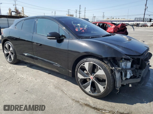 2020 Jaguar I-Pace HSE with VIN SADHD2S13L1F79208, listed as a Copart auction lot 64900084 with 43,668 mi miles and Salvage title. Bid and sale history available at DreamBid. Image 4.