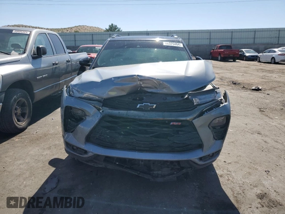 2023 Chevrolet TrailBlazer RS with VIN KL79MTSL9PB168249, listed as a Copart auction lot 66325464 with 25,071 mi miles and Salvage Title. Bid and sale history available at DreamBid. Image 5.