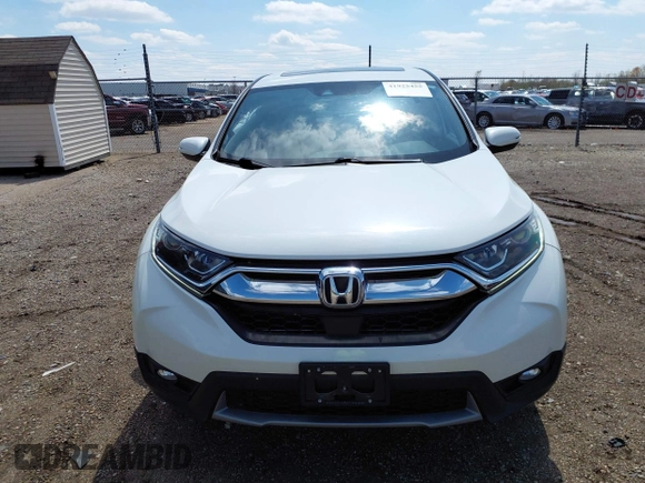 2017 Honda CR-V EX-L with VIN 5J6RW2H81HL015221, listed as a IAAI auction lot 41925455 with 30,333 mi miles. Bid and sale history available at carsss.com. Image 12.