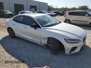 2019 Volvo S60 R-Design with VIN 7JR102FM1KG015838, listed as a Copart auction lot 46232505 with 65,404 mi miles and Salvage Title. Bid and sale history available at carsss.com. Image 4.