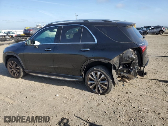 2020 Mercedes-Benz GLE 350 with VIN 4JGFB4KB5LA053605, listed as a Copart auction lot 56928275 with 52,413 mi miles and Salvage title. Bid and sale history available at DreamBid. Image 2.