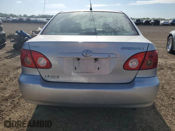 2006 Toyota Corolla CE with VIN 1NXBR32E96Z717535, listed as a Copart auction lot 62164035 with 213,836 mi miles and Clean title. Bid and sale history available at DreamBid. Image 6.