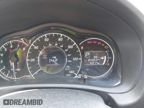 2015 Nissan Note SV with VIN 3N1CE2CP4FL429823, listed as a IAAI auction lot 42176430 with 84,953 mi miles and . Bid and sale history available at DreamBid. Image 7.