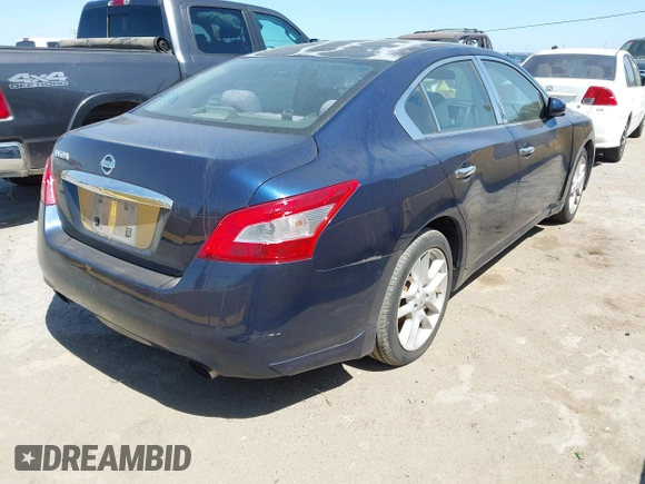 2010 Nissan Maxima SV with VIN 1N4AA5AP5AC837603, listed as a IAAI auction lot 42490285 with 185,295 mi miles and . Bid and sale history available at DreamBid. Image 4.