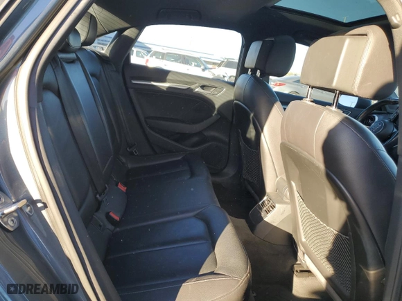 2017 Audi A3 Sedan Premium with VIN WAUAUGFFXH1036343, listed as a Copart auction lot 85329914 with 105,326 mi miles and Salvage Title. Bid and sale history available at carsss.com. Image 10.