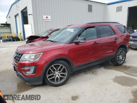 2016 Ford Explorer Sport with VIN 1FM5K8GT0GGC19651, listed as a Copart auction lot 51240465 with 139,594 mi miles and Salvage Title. Bid and sale history available at carsss.com. Image 1.