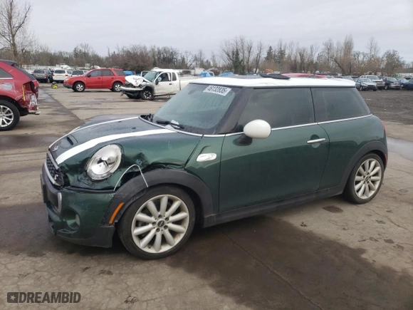 2015 MINI Cooper Hardtop S with VIN WMWXP7C58F2A38227, listed as a Copart auction lot 46132835 with NaN miles and Salvage Title. Bid and sale history available at carsss.com. Image 1.