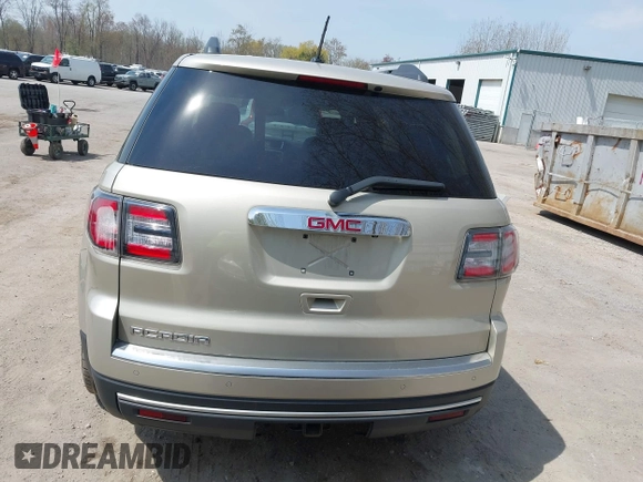 2015 GMC Acadia SLT z VIN 1GKKRSKD2FJ158888, wystawiony jako IAAI lot #42116752 z przebiegiem 156 778 mil mil oraz . Historia ofert i sprzedaży dostępna na DreamBid. Obrazek 16.