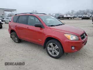 2009 Toyota RAV4 Sport with VIN JTMZF32V595007266, listed as a Copart auction lot 86410544 with 215,553 mi miles and Salvage title. Bid and sale history available at DreamBid. Image 4.