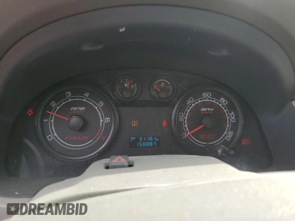 2009 Ford Focus S with VIN 1FAHP34N99W257714, listed as a Copart auction lot 52609535 with 158,887 mi miles and Salvage Title. Bid and sale history available at carsss.com. Image 9.