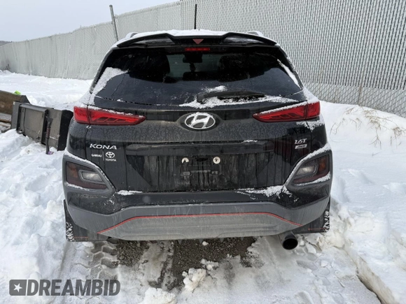 2019 Hyundai Kona Limited with VIN KM8K3CA56KU232802, listed as a Copart auction lot 85434644 with 43,707 mi miles and Salvage Title. Bid and sale history available at carsss.com. Image 6.