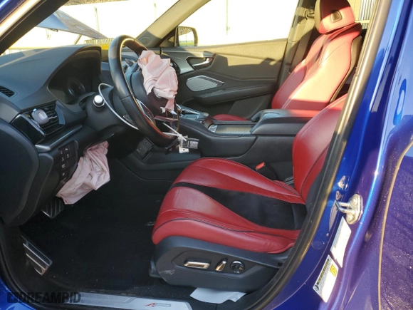2019 Acura RDX w/A-Spec Pkg with VIN 5J8TC2H64KL015239, listed as a Copart auction lot 47698255 with 74,283 mi miles and Salvage Title. Bid and sale history available at carsss.com. Image 7.