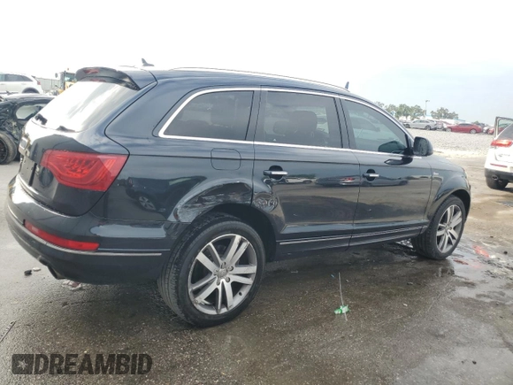 2012 Audi Q7 Premium Plus with VIN WA1LGAFE1CD007371, listed as a Copart auction lot 58332305 with 89,479 mi miles and Salvage title. Bid and sale history available at DreamBid. Image 3.