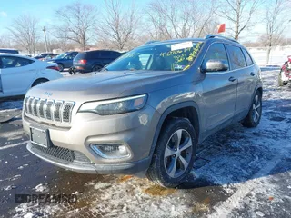 2019 Jeep Cherokee Limited with VIN 1C4PJMDX5KD441256, listed as a IAAI auction lot 41270619 with 83,309 mi miles and . Bid and sale history available at DreamBid. Image 2.